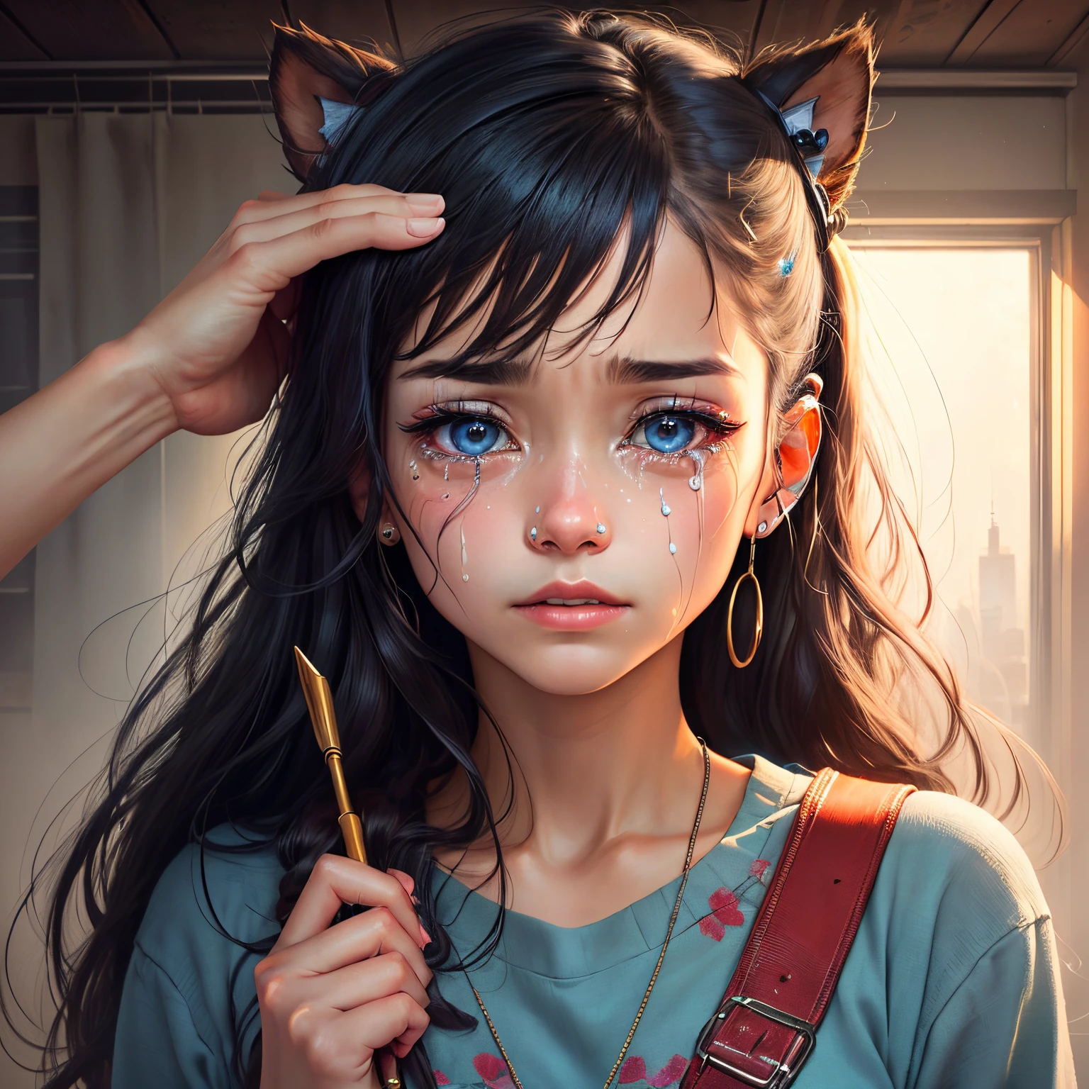 Eye crying
