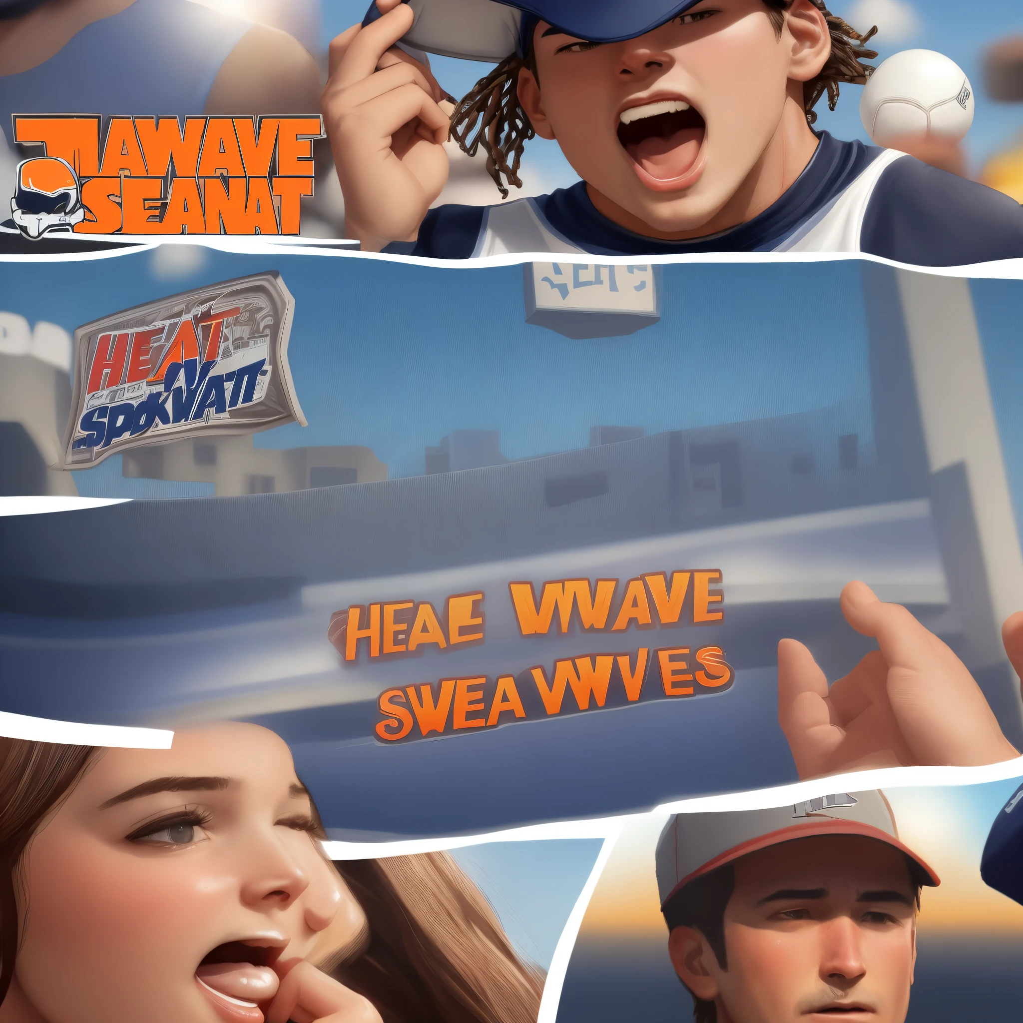Logo for a sports gambling analysis called "Heat Wave Picks"