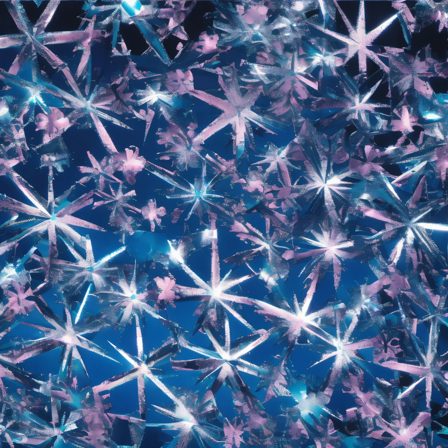 album art, metalic, aluminum emboss ten pointed star, sun and moon, metallic cosmos, baby blue, silvers, soft pink, neon colors, hyper pop, colorful, trippy, melty, psychedelic, y2k, symmetry, no text, filipino text,