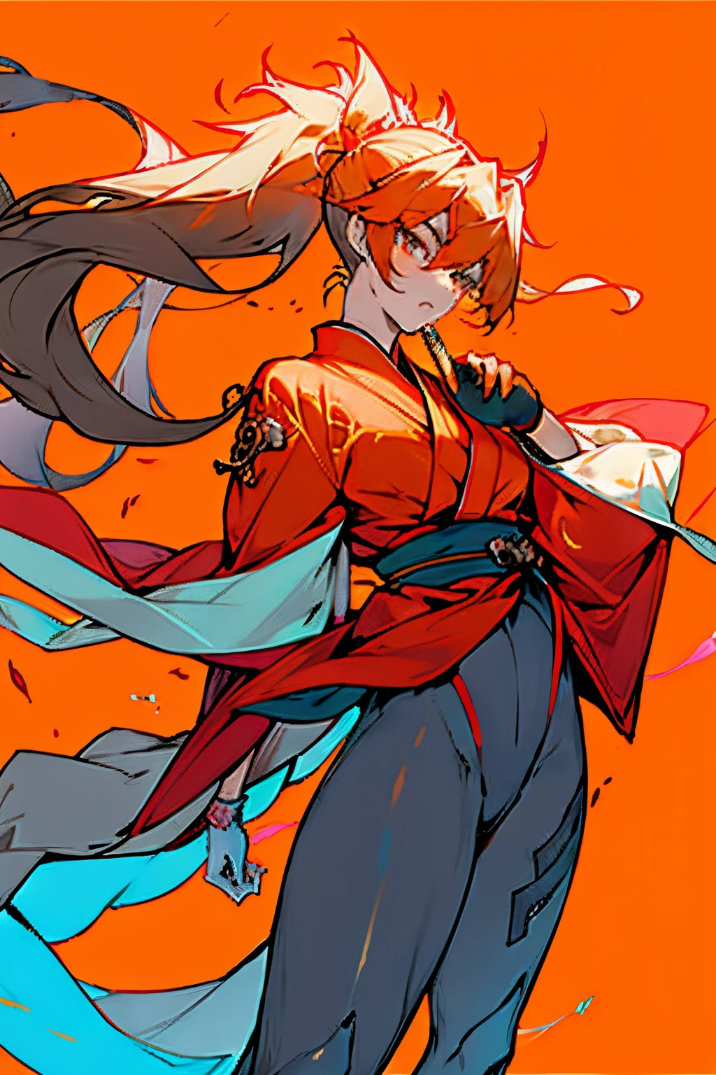 offcial art,katana swords,Single horsetail,Mural texture,dragon tattoo design,Oriental dragon motif ,(tmasterpiece,Best quality at best,Detailed pubic hair, 独奏, Full body lesbian, wariza, origin, medium chest sound,Wonderful and magical, Unity 8k壁纸, ultra - detailed, Beautiful and beautiful,Luigi,clothes open,Bare chest, tmasterpiece, Best quality at best, realistically, Interface headset, tights under clothes,Wear a coat,Single ponytail for orange hair,Long gray hair,Oriental dragon motif ,((Kimono white)),drank, white apparel,japanese tradition,Common,Sakura NS,Wear wooden shoes ,Long gray hair,red hair clothes,((Kimono white)), white technical clothing, industrial setting, perfect body figure, Spacious size , Very sexy,,muscle group,Gel coat,orange colors,fansty world,Clean design,Epic Instagram , industrial setting, perfect body figure, Spacious size , Very sexy,,muscle group,Gel coat,orange colors,fansty world,Clean design,Epic Instagram,artistically ,Large area tattoos,the bride