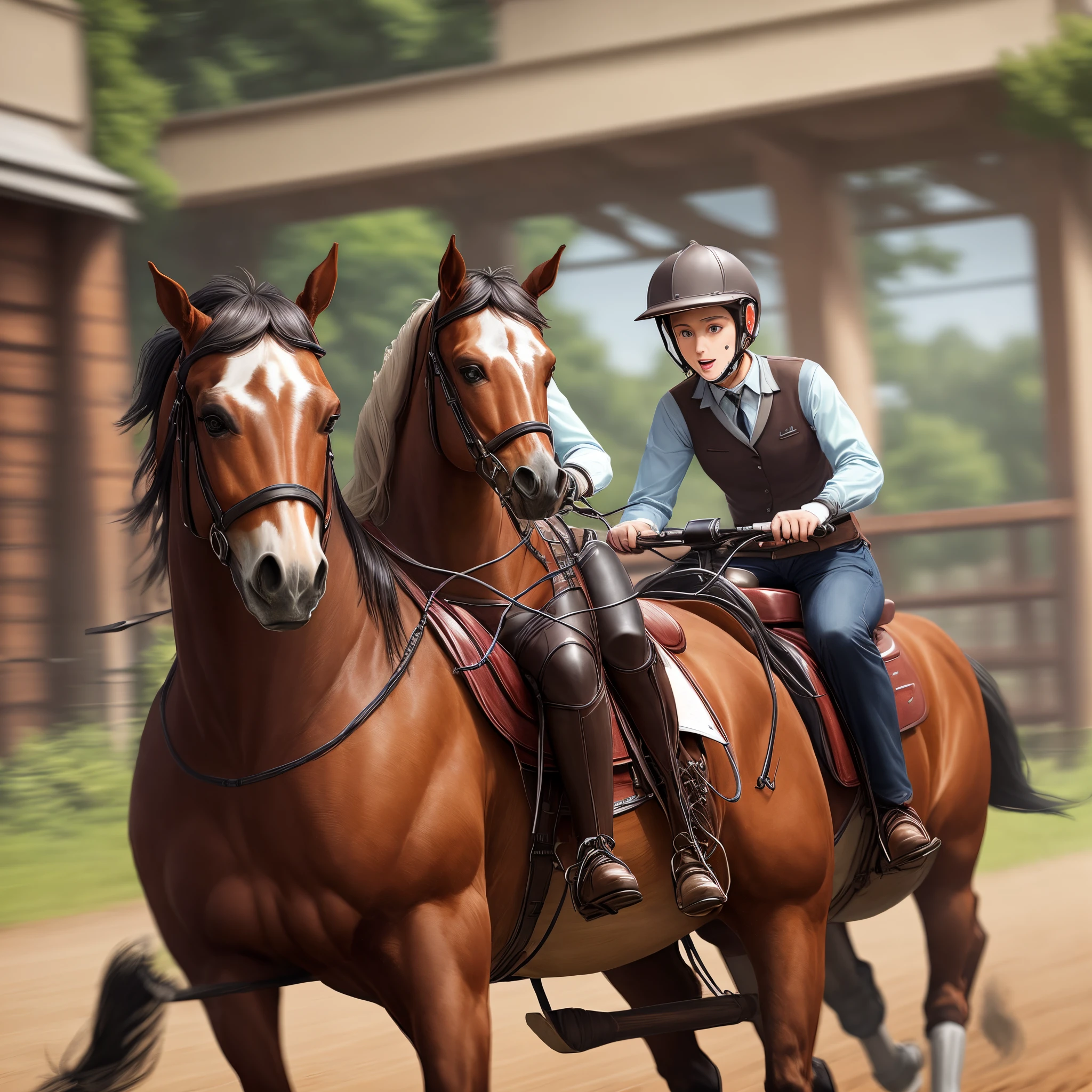 horse driving