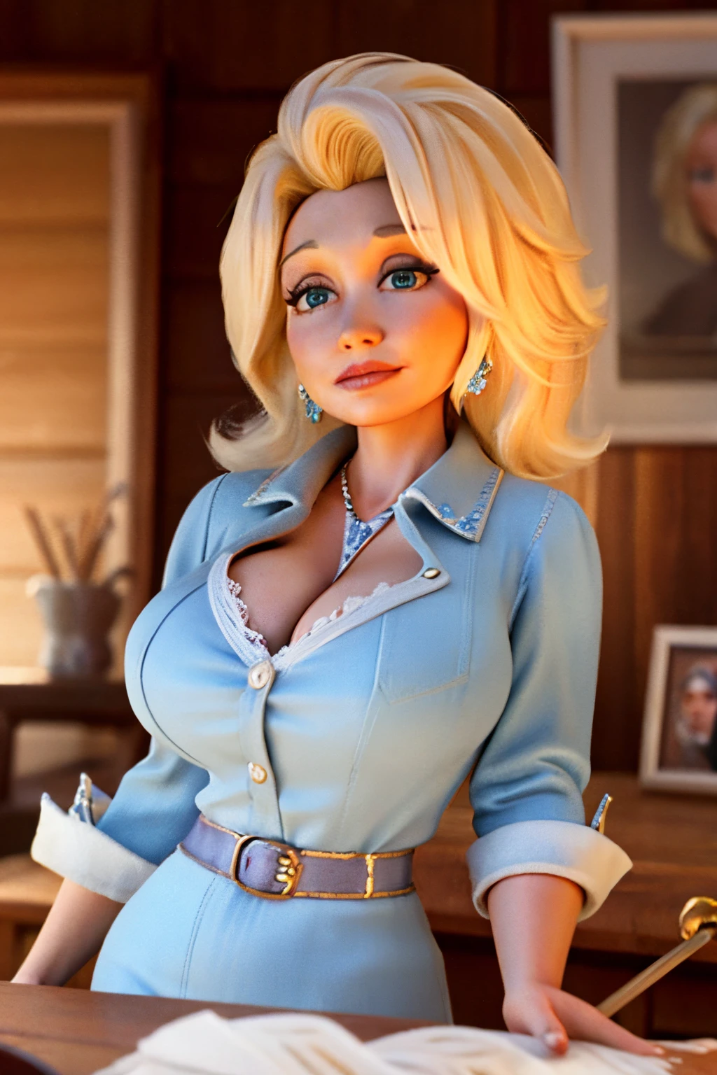 Dolly Parton nude, beautiful 70 year old woman, platinum blonde, enormous tits, blonde pussy hair, holding her tits