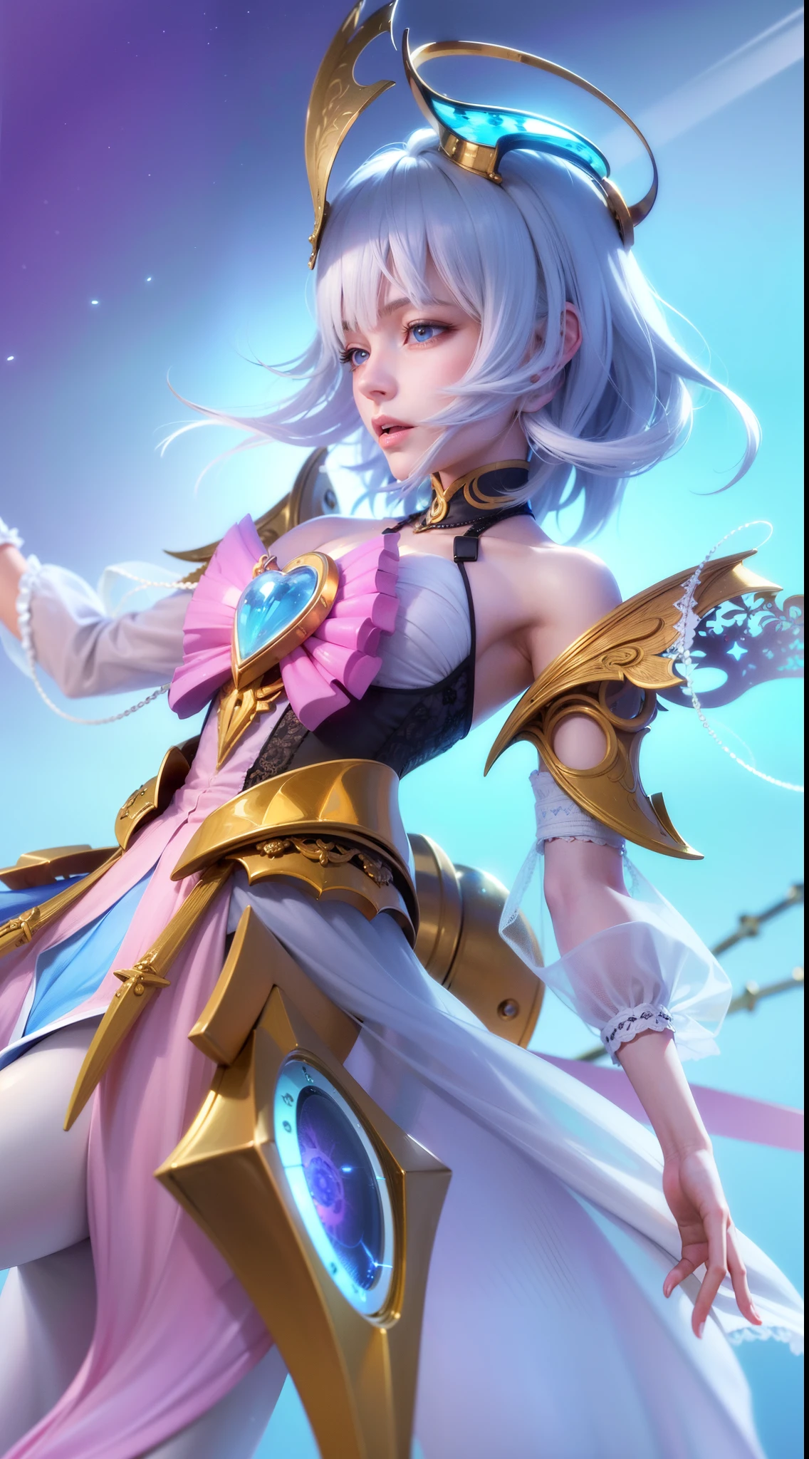 masculine male, masterpiece, ((perfect eyes)) best quality, (semirealism:1.9), beautiful lighting, (extremely detailed CG unity 4k fhd wallpaper), High Detail, Sharp focus, dramatic outdoors, 1 girl ,19 years old, white hair, light purpel eyes, smile.
