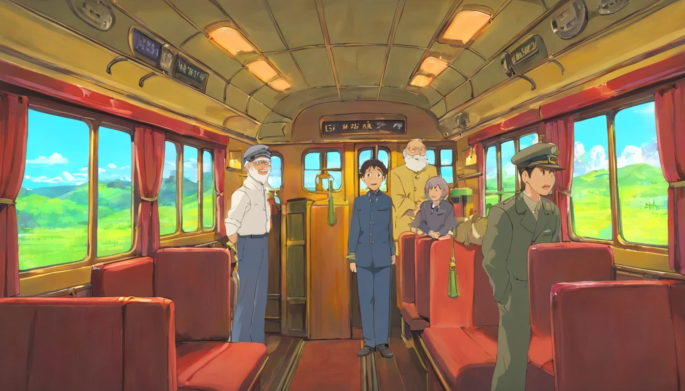 Train driver,uncles,drive a train,train cab