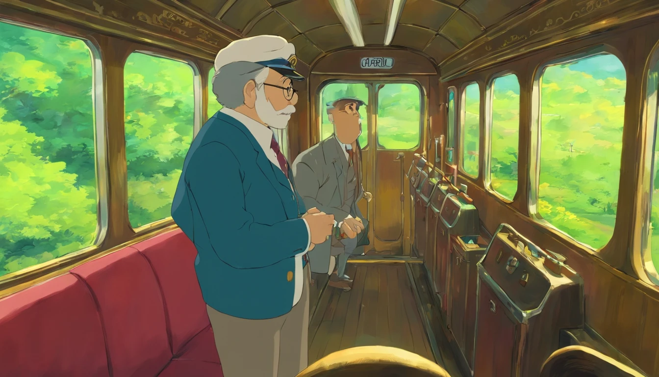 Train driver,uncles,drive a train,train cab