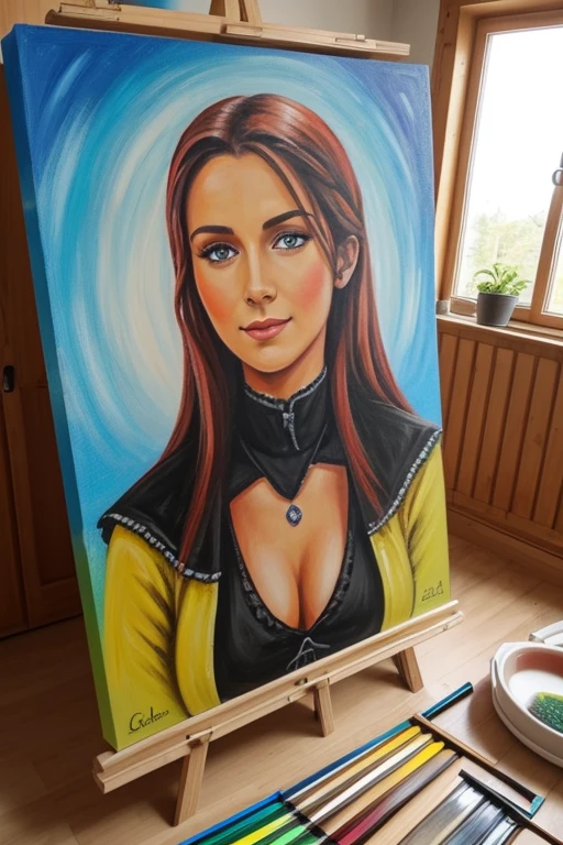 Bitte das Bild soll nach alter Technik gezeichnet werden. The colors should be done with oil paints