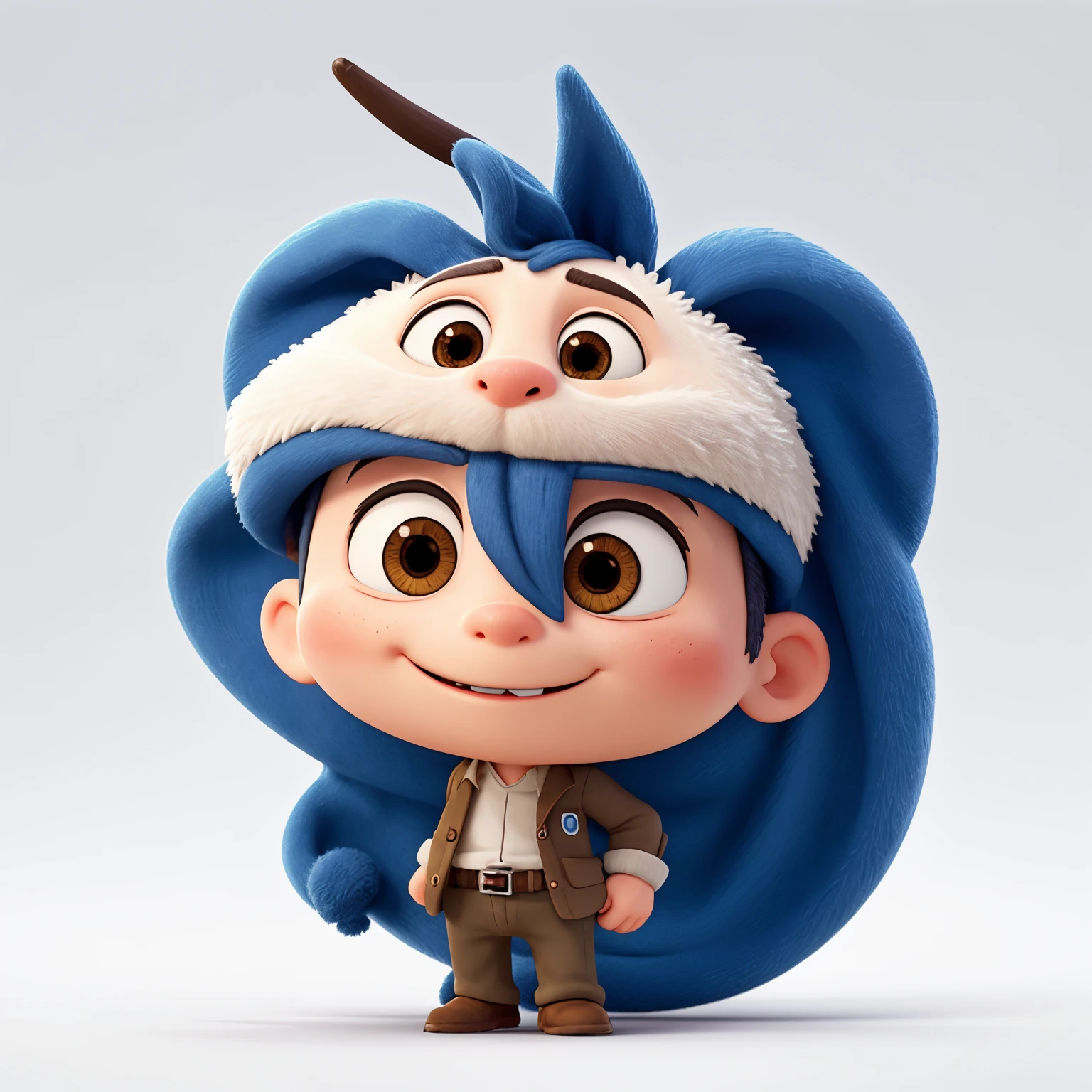 Mugshot, cute game characters, simple design, 1 character, frontage,person