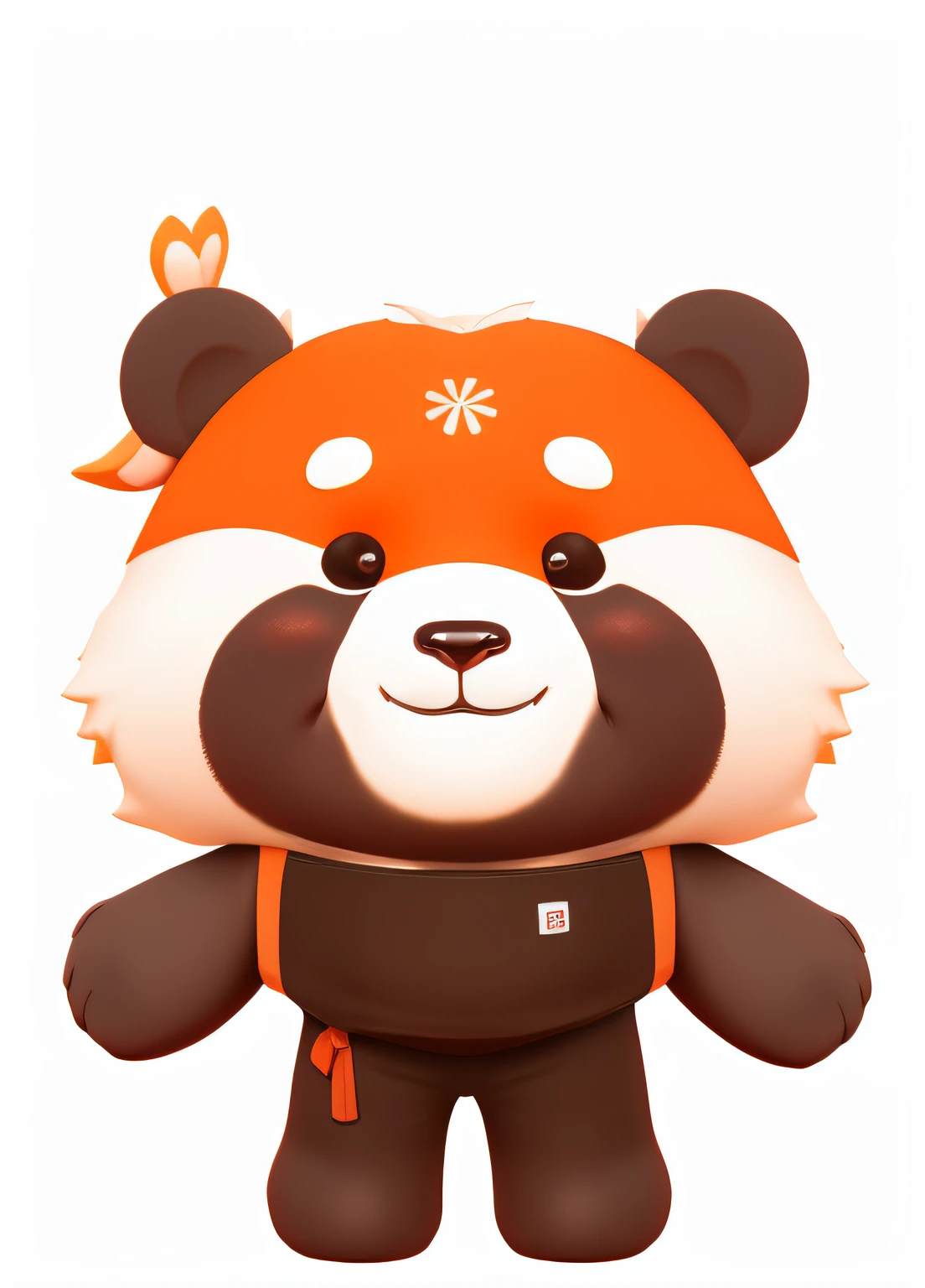 Cute panda chef wearing chef hat and apron, with detailed facial features,including cute eyes, button nose, and smiling lips. Panda in 3D model form, Especially the style of Japanese mascots. The 3D model was created using Cinema 4D (c4d) software and use c4d rendering technology for rendering. Image quality is the best quality, with high resolution (4K 或 8K) and ultra-detailed features. The overall style of the picture is cartoonish, Vibrant colors and playful vibe. The lighting is well balanced, Highlight Chef Panda’s cute features.