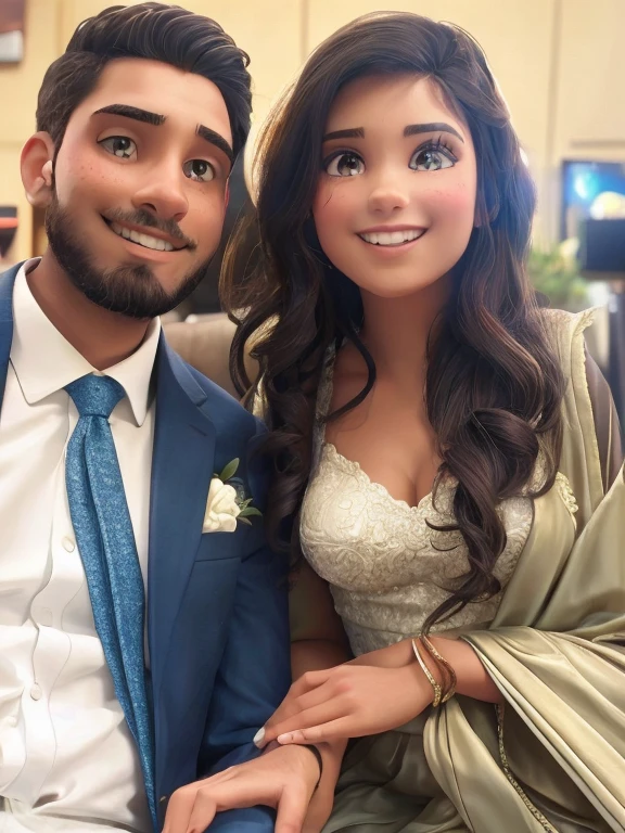 Lovely and cute couple