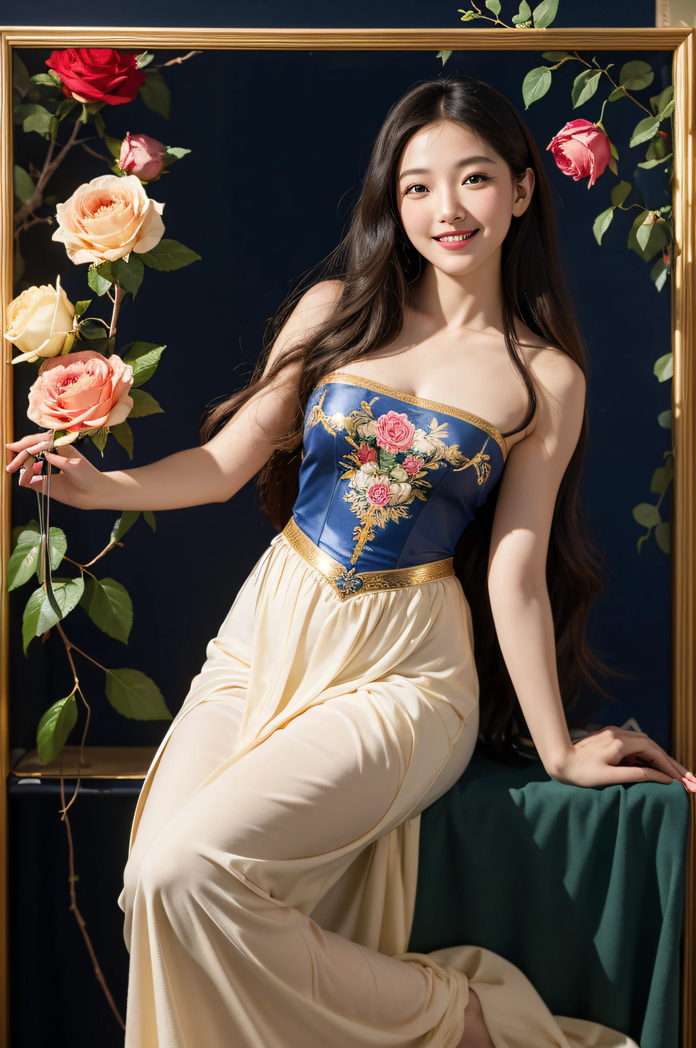 quantum mechanics、Math、Astronomical utensils、astronault、Roses in a vase、fruits、cute little。A smile、Ancient Greek costumes、Paintings by Sandro Botticelli。Costume with stretched shoulders,Waiting for the start with a big smile