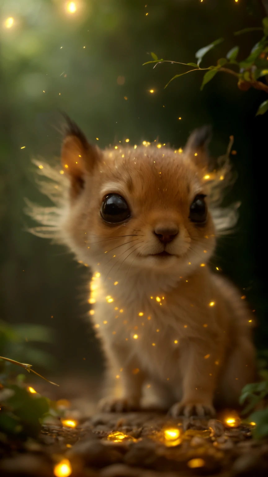 真实感, Realism, Squirrel, tasseled ears, tmasterpiece, Brad Jongsan walks in the jungle (Night of the Fireflies), (higly detailed: 1 1), rough face, natural skin, hiquality, NSFW, pretty eyes, (Detailed face and eyes), (s face: 1 2), tumult, Complementary, real-photo, ..PSD, Lightweight Film Photography, sharp-focus, contrast lighting, Detail Skin, high resolution 8k, Crazy detailing, Realistic, professional photo of a, 8K UHD, dslr, soft light,  hiquality, film grains, Fujifilm XT3