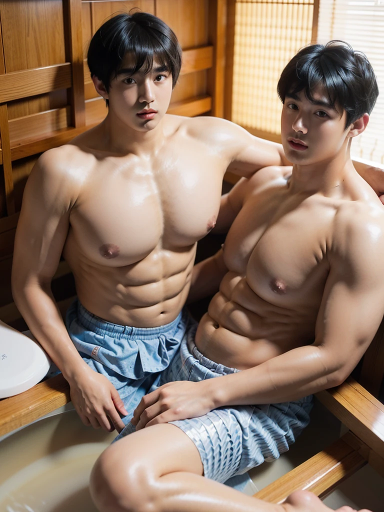 ,(caustics:1.5 )
(bathtub:1.4)
(1 boy:2.5),(solo:1.8), Shin Jinying, Cai Xukun, Kim Do-young, wan adorable korean face,-yeld bohin face, jimin, (vast pecs:1.6), (round pecs:1.4), (big pecs:1.4),(micchi:1.3),(Japanese short hair:1.7),(boy's short hair:1.7),(straight-backed :1.5),(thick eyebrows:1.1),(naked:1.5),(waist up)
(textured bangs:1.6),slim body,thin,cool,good looking