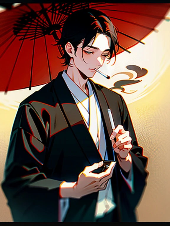 boy , smoking , yakuza