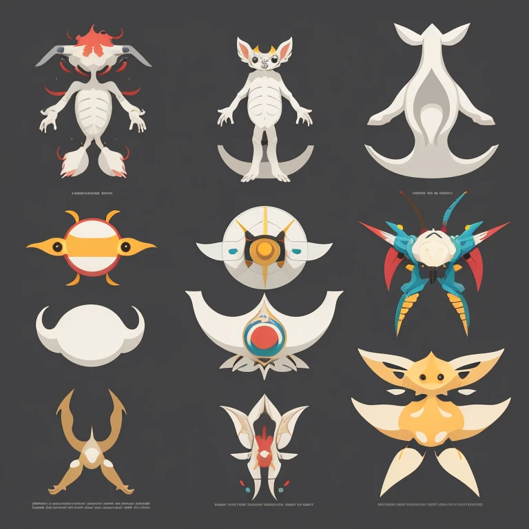 evolution, flat design