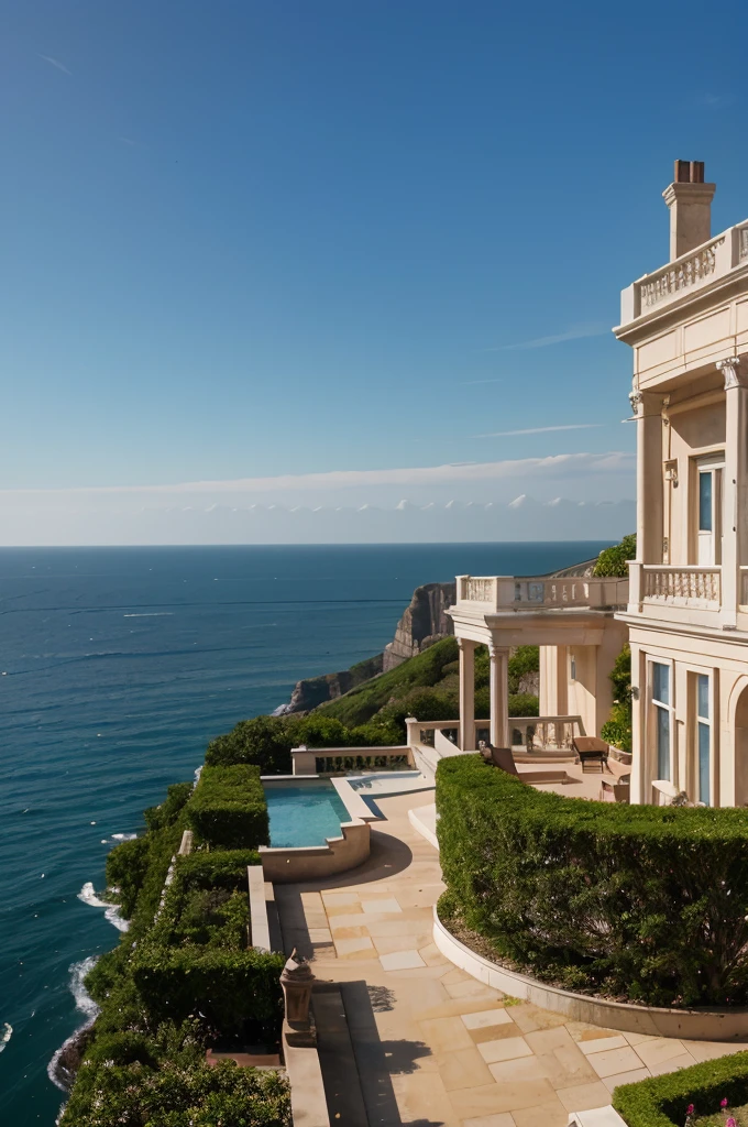 mansion by the sea