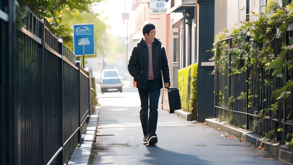 A picture of me walking as an adult