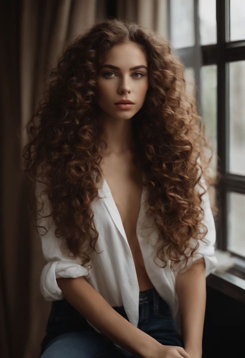 naughty man, long hair, curlies, Duke's outfit