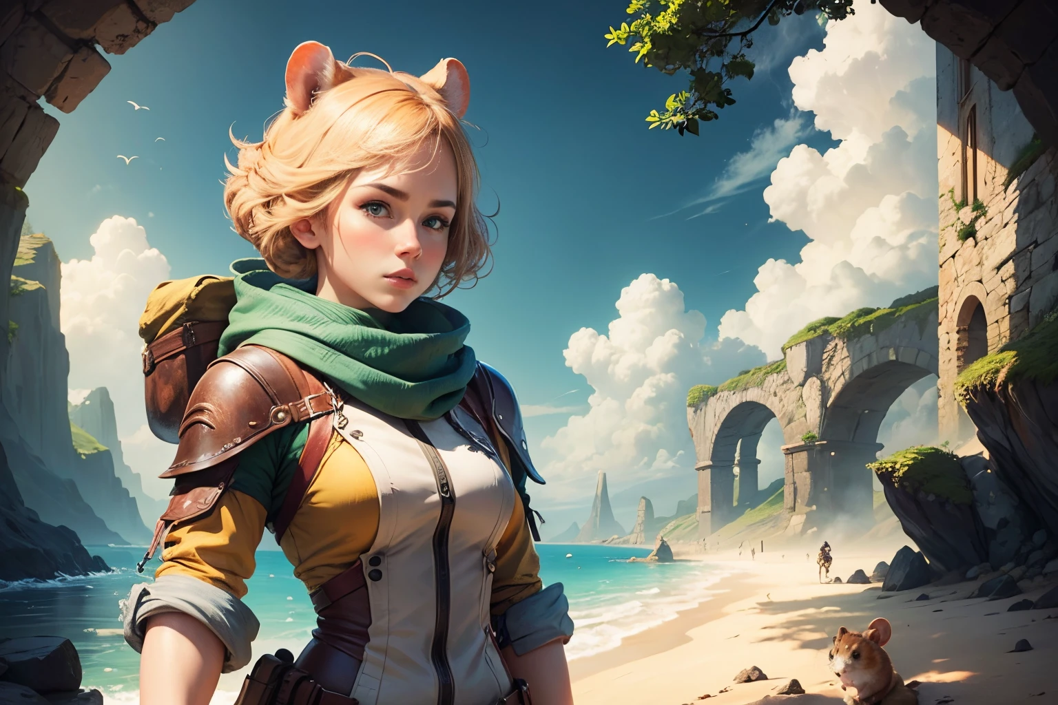 female Hamster Adventurer