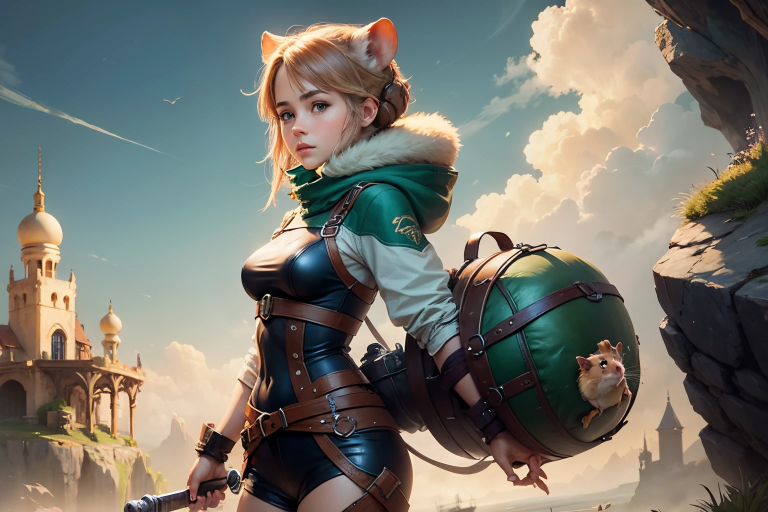 female Hamster Adventurer