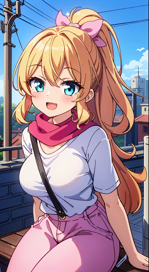 masutepiece,Best Quality,(Absurd realistic structure details),(High resolution complex and detailed text quality),(High-resolution microstructure、High Poly 3D Rendering Correction),Methods of geometry,Careful explanatory anatomy,
BREAK,
1 beautiful girl, girl with, (Cute:1.5),(Chibi:0.5),(kawaii:2.0),(Lori:2.0),(12 year old girl),(large full breasts:1.65),(Ahoge,High Ponytail,Blonde hair, blue bow, Green eyes,eyebrows visible through hair,side locks,Parted bangs,Long hair, Hair Flower, Hair Ornament, Curly hair,Bow:1.4),:D,(Angel,White feathers, one white winged, Angel wings,Spread wings, Glowing wings),pitt \(??? Icarus\),gleaming skin, Clear skin, shining beautiful skin, Open mouth,Smile, Solo, tusk, Upper teeth,(long eyelashes, Double eyelids:1.2),Solo,gleaming skin, Clear skin, Beautiful skin,(best quality face),(Top quality glowing eyes),(The best smile,Doya face:1.45), BREAK (Pink Theme:1.4), (Vivid colors:1.3), (Basic T-shirt under the vest:1.2), (Slim Fit Jeans:1.13),( sneakers:1.15),Looking at Viewer, Sparkle effect, random colored petals, Many petals, Fluttering petals, prismatic effects,
BREAK,(day), ( On the train,sitting on:1.35 ),a closed mouth,(architecture, building, Choker, city, Cityscape, Outdoors, building, city,lamp post, Power lines, scarf, skyporn, Snow, Solo, utility pole, Winters:1.55), Waterfall,depth of fields,
BREAK,wakame,wakame,wakame,(Cowboy Shot:1.4),
BREAK,(Blurry background:1.3),(absurderes, hight resolution, Super Detail Art),cel shading,Clear Color, Lonely optical effect, Beautiful pictures, Bright glow, mystic atmosphere,(Close-up of girl:1.1), Mystical light particle effect,manga influence, clean line drawings,