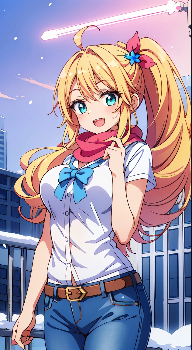 masutepiece,Best Quality,(Absurd realistic structure details),(High resolution complex and detailed text quality),(High-resolution microstructure、High Poly 3D Rendering Correction),Methods of geometry,Careful explanatory anatomy, 

BREAK,



1 beautiful girl, girl with, (Cute:1.5),(Chibi:0.5),(kawaii:2.0),(Lori:2.0),(12 year old girl),(large full breasts:1.65),(Ahoge,High Ponytail,Blonde hair, blue bow, Green eyes,eyebrows visible through hair,side locks,Parted bangs,Long hair, Hair Flower, Hair Ornament, Curly hair,Bow:1.4),:D,(Angel,White feathers, one white winged, Angel wings,Spread wings, Glowing wings),pitt \(??? Icarus\),gleaming skin, Clear skin, shining beautiful skin, Open mouth,Smile, Solo, tusk, Upper teeth,(long eyelashes, Double eyelids:1.2),Solo,gleaming skin, Clear skin, Beautiful skin,(best quality face),(Top quality glowing eyes),(The best smile,Doya face:1.45), BREAK (Pink Theme:1.4), (Vivid colors:1.3), (Basic T-shirt under the vest:1.2), (Slim Fit Jeans:1.13),( sneakers:1.15),Looking at Viewer, Sparkle effect, random colored petals, Many petals, Fluttering petals, prismatic effects,

BREAK,(day), (  On the train,sitting on:1.35 ),a closed mouth,(architecture, building, Choker, city, Cityscape, Outdoors, building, city,lamp post, Power lines, scarf, skyporn, Snow, Solo, utility pole, Winters:1.55), Waterfall,depth of fields,

 BREAK,wakame,wakame,wakame,(Cowboy Shot:1.4), 

BREAK,(Blurry background:1.3),(absurderes, hight resolution, Super Detail Art),cel shading,Clear Color, Lonely optical effect, Beautiful pictures, Bright glow, mystic atmosphere,(Close-up of girl:1.1), Mystical light particle effect,manga influence, clean line drawings,