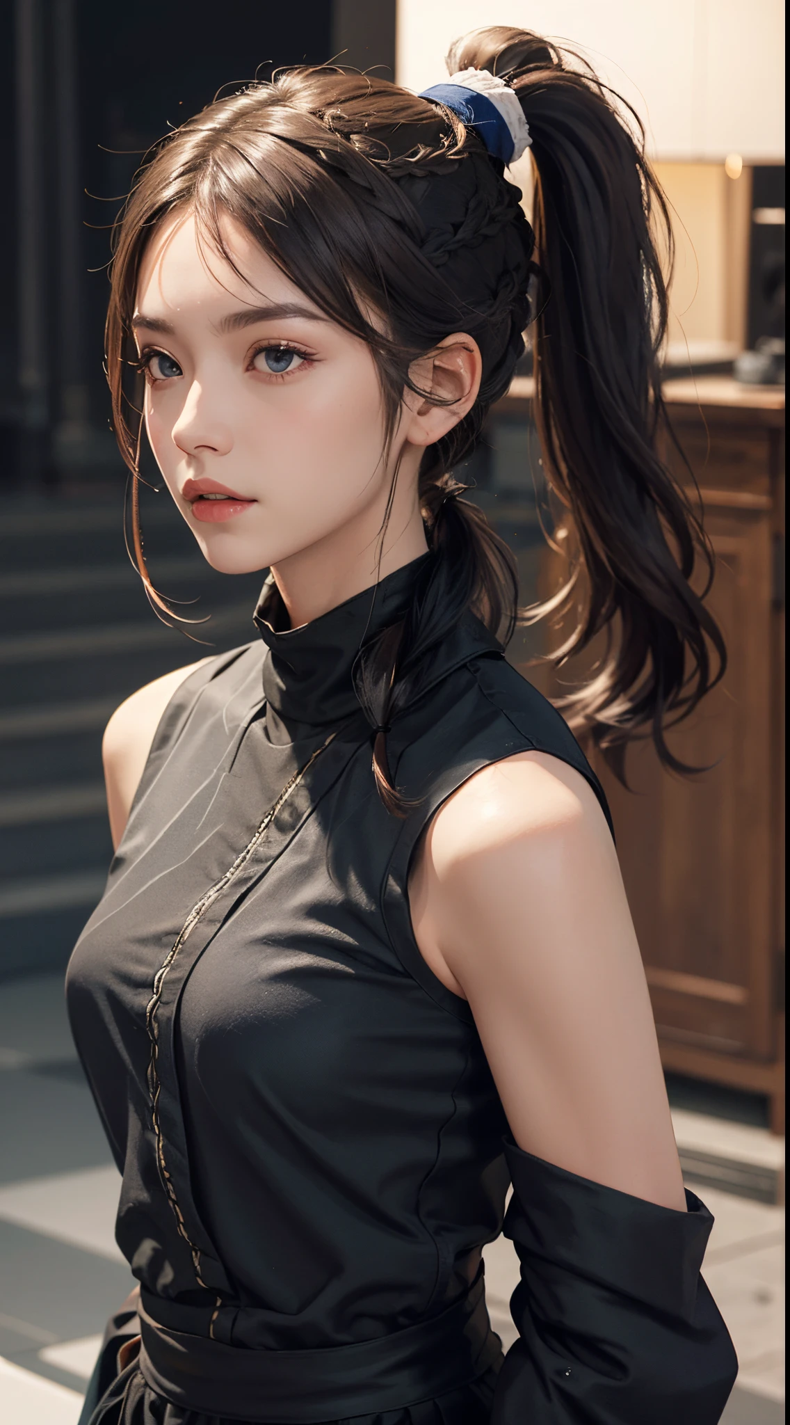 (split ponytail:1.5), UHD, retina, masterpiece, ccurate, anatomically correct, textured skin, super detail, high details, high quality, best quality, highres, 1080P, HD, 4K, 8k, 16k