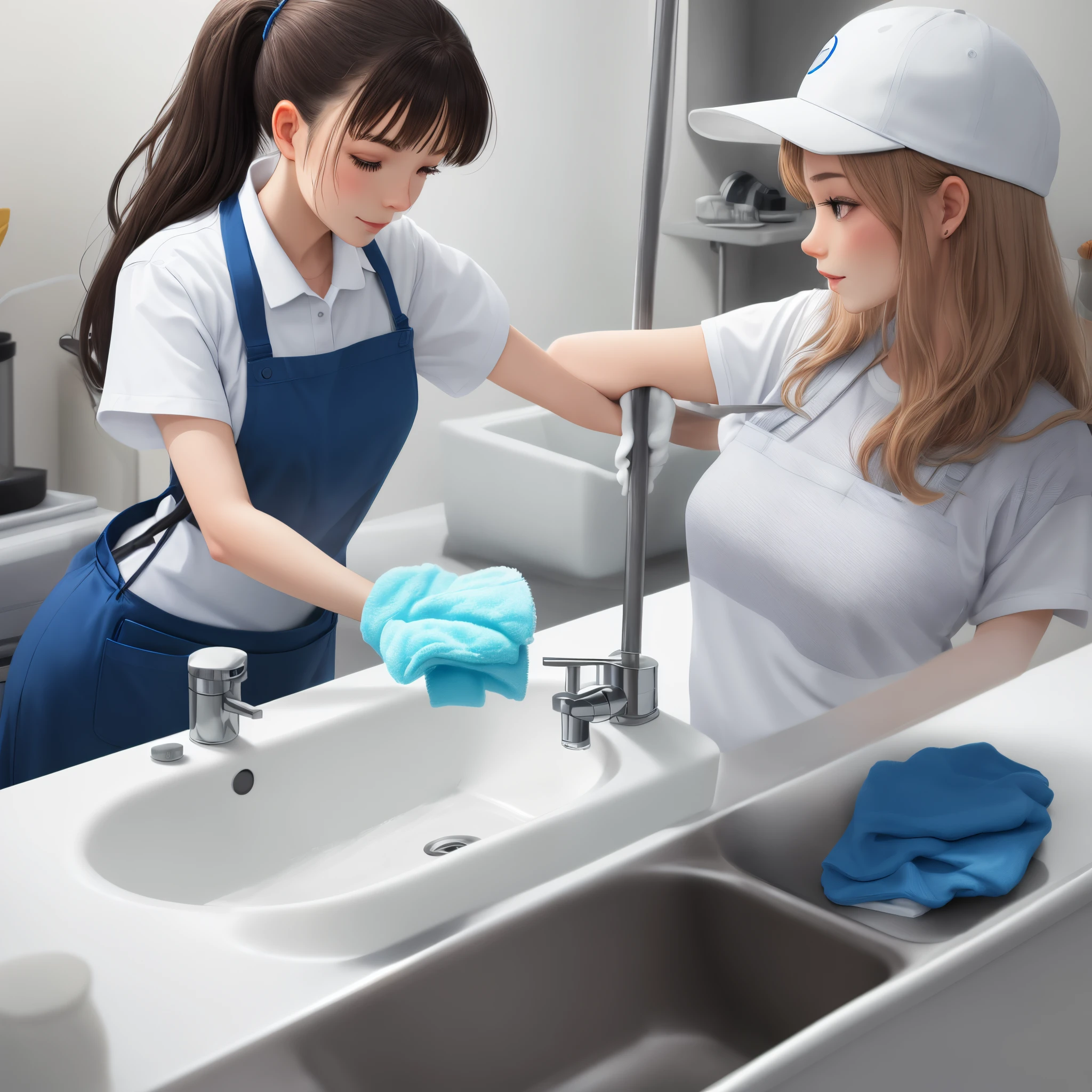 Logo, cleaning service