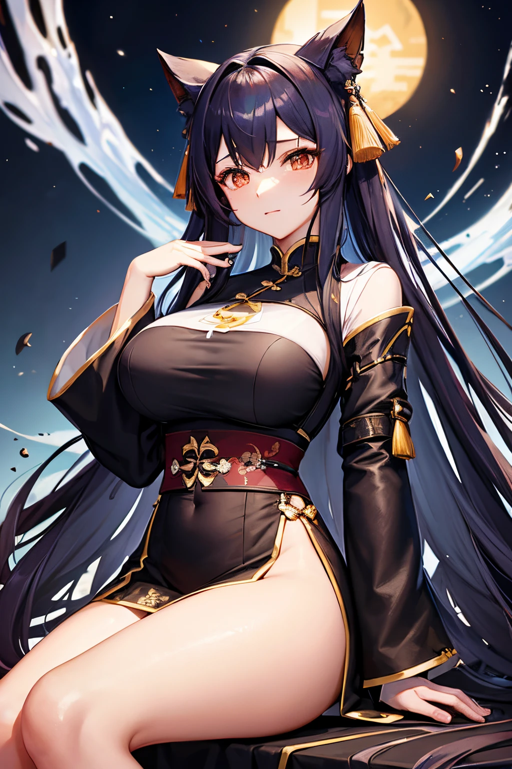 kamijourui
black hair, hairclip, hair ornament, bangs, very long hair, green eyes, large breasts,  var loadingComment = &#39;You can progress with two of the same girl！';
var token = 't50778';
var NEXT_url = '/mypage';
var GIRL_name = &#39;Kamijou Rui&#39;;
var GIRL_SPHERE = 1;
var COMMENT_List = [&#39;Since I was selected as a candidate,、Please support me a little bit？ I&#39;m not saying you have to, but...&#39;];