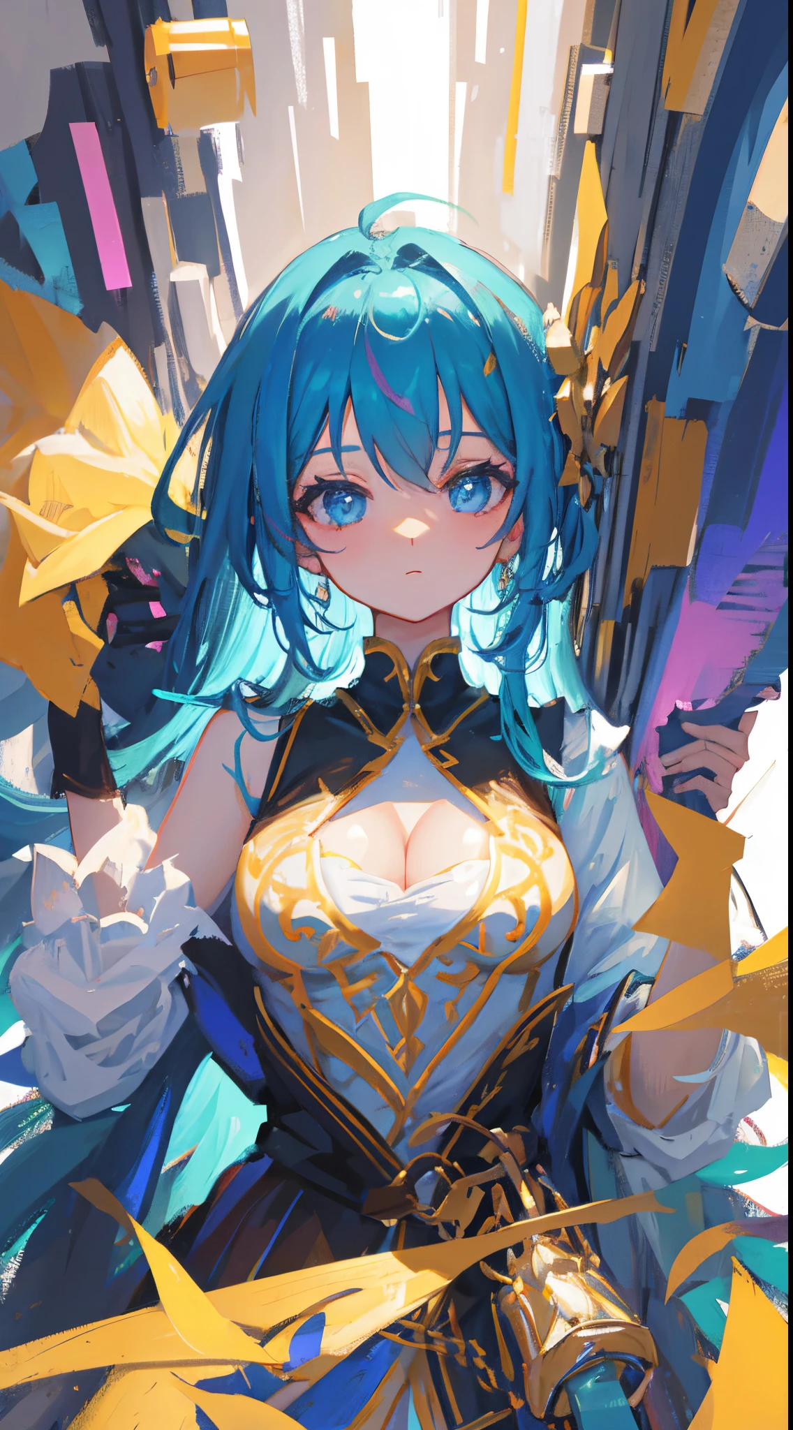 Beautiful girl, fantasy details,