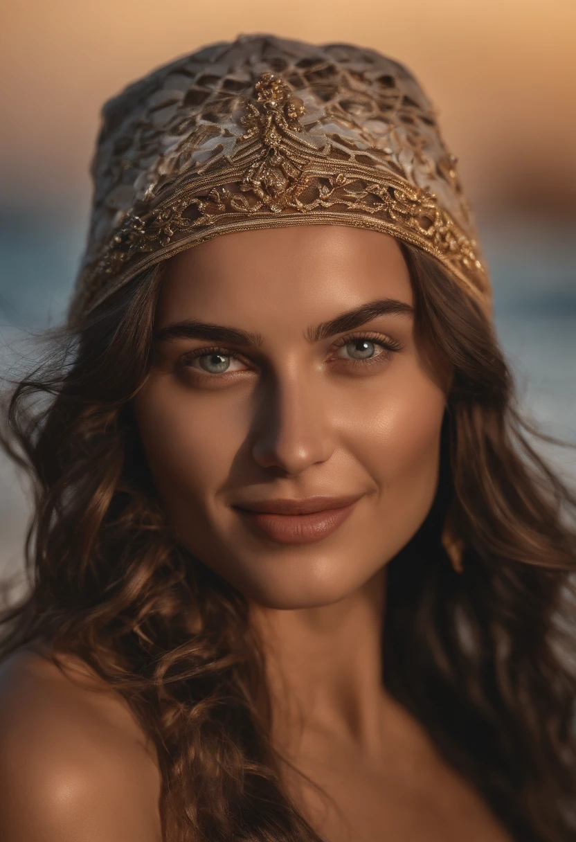 ...RAW, analogique, Nikon Z 85mm,((Best quality)), ((Masterpiece)), ((Realstic)), plage, Beautiful French woman, 18 ans, plage, short, maillot de bain, belle, Grand sourire avec des dents visibles, (Rousseur:0.6), Intricate details, highly detailed, mise au point nette, professionnel, 4K, Rayons divins, hand model, Superbes yeux bleus, petite, high resolucion, Detailed facial features, High detail, mise au point nette, lisse, Extremely detailed, photo_\(ultra\), photoreallistic, Realstic, Post-traitement, max detail, roughness, real life, ultra realist, photorealism, 8K UHD, SEMI-SILHOUETTE light, Visage russe,