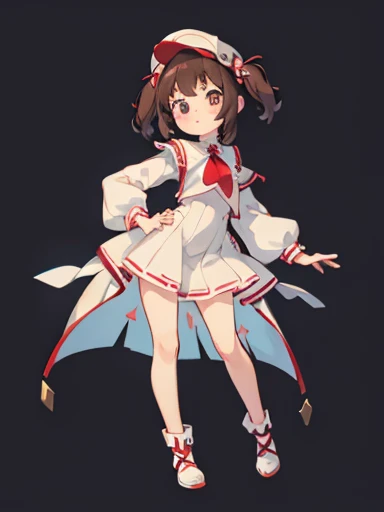 li, small breasts, full body