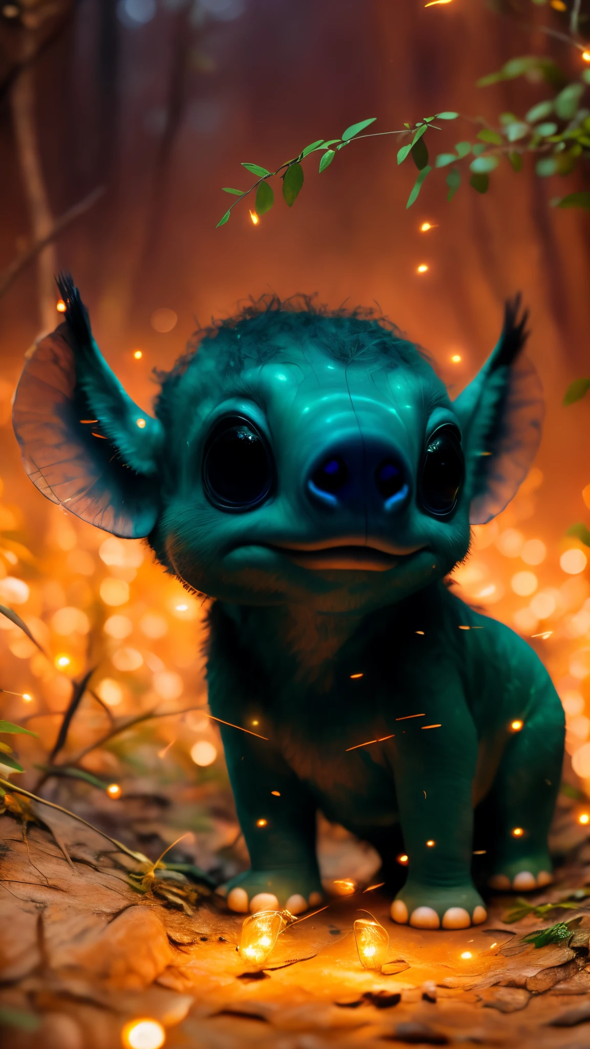 closeup angle of cute tiny little glowworms illuminating a bush, a detailed painting, cgsociety, detailed painting, artstation hd, high detail, cgsociety, photorealism, concept art, artstation hd, official art, bokeh, 真实感, Realism, trunk, elephant, tmasterpiece, Brad Jongsan walks in the jungle (Night of the Fireflies), (higly detailed: 1 1), rough face, natural skin, hiquality, NSFW, pretty eyes, (Detailed face and eyes), (s face: 1 2), tumult, Complementary, real-photo, ........PSD, Lightweight Film Photography, sharp-focus, contrast lighting, Detail Skin, high resolution 8k, Crazy detailing, Realistic, professional photo of a, 8K UHD, dslr, soft light, hiquality, film grains, Fujifilm XT3