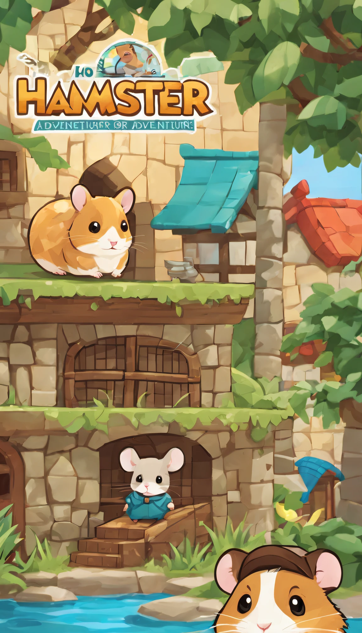 a mosaic：Hamster Adventurer