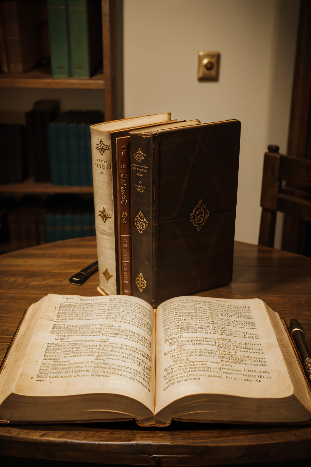 gods word bible on the table