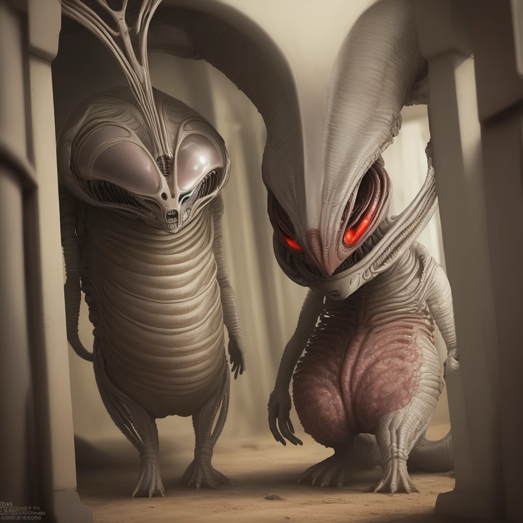 Alien com poderes de largato