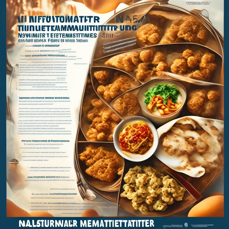 1.Software Promotional Poster 2.NameNutriMaster 3.Contains campus elements 4.Contains food elements