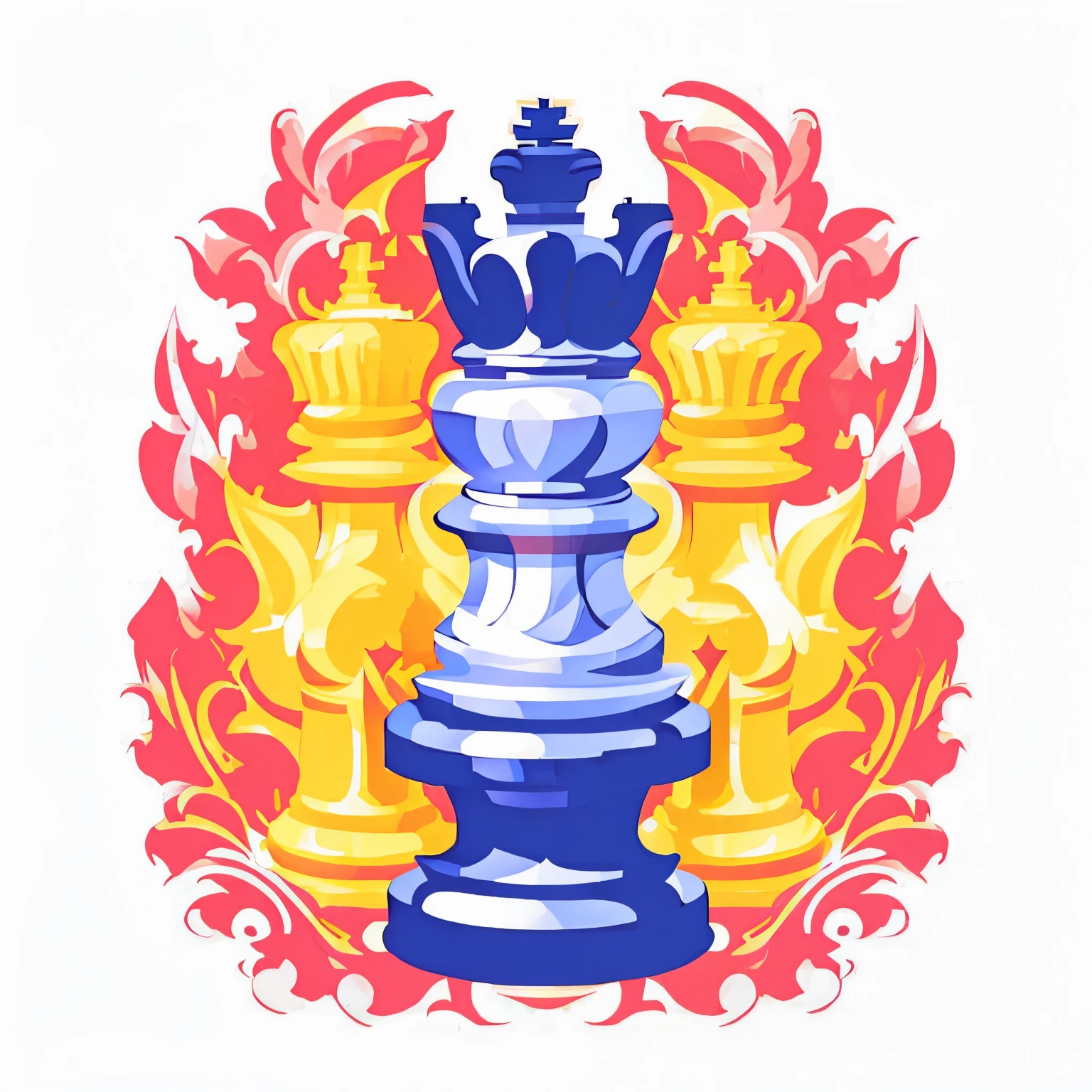 Chess bishop, vector