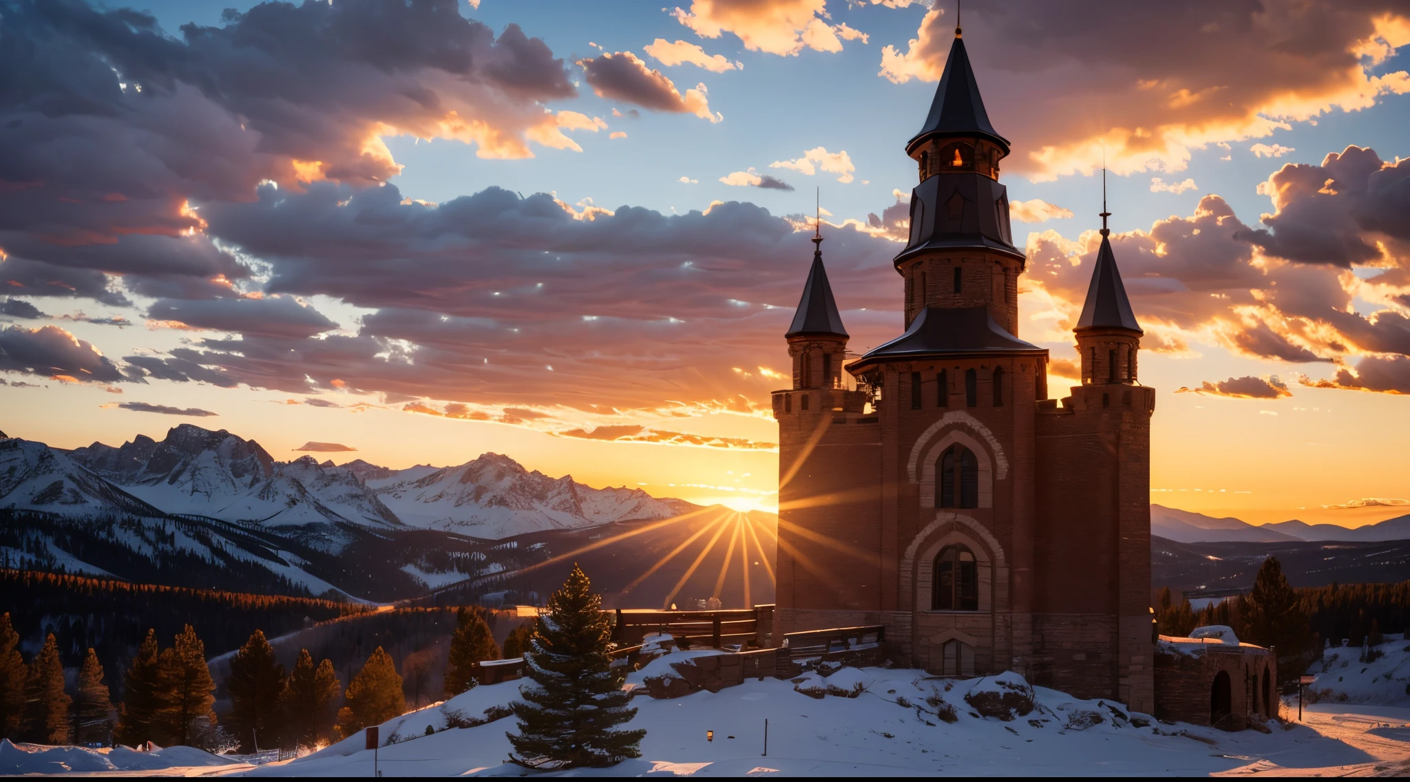 Devil tower wyoming in the sunset light:1.2,
UHD, retina, masterpiece, accurate, super detail, high details, high quality, award winning, best quality, highres, 16k, 8k,