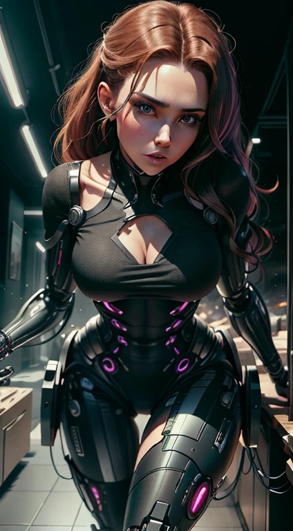(a wet body:1.2)、（A smile：1.8），(In sex：1.8）,（Sexual services：1.2），Sexual tension，Super detail、The shooting angle is tricky，full bodyesbian，Full body photo，Kneel，duck sitting，Long-pile carpets，On the carpet，Best quality, color difference, inside in room，Beds，Cyber city lights outside the window，Clean pink sheets，The walls are covered with female masks，The walls are covered with accessories，foco nítido, Dynamic lighting, Cinematography lighting、(Well equipped:1.9)，(photo-realistic:1.9)，（best qualtiy： 2.0），（超高分辨率： 2.0），Authentic cinematic feel, Small luminous lamps, globalillumination, Best-in-class ray tracing quality, Complex LED luminaires，Pink atmosphere，超高分辨率, ((Photorealistic: 1.4), Hyper-realistic， Hyper-realism，light coming from above、Textured skin, Super detail、Best quality, Deep shadows, Octane rendering, Metal and lace, glass，plastics，Transparent housing，Intricate Ornament Details,Complicated details, complex 3 d render，Edge lights，ultra-realistic realism，parfect anatomy，metal, (Highly detailed, Fine details, iintricate)，Cable Electrical Wire，micro Chip，unreal-engine，fanciful，Sharp focus，Luzes Realistas, CGSoation trend,sci-fy，scientific fiction，Android，man-made，Artificial creatures，Lots of lace material，Transparent lace，Service-oriented，1 mechanical, 1robot,1 mechanical maid，Thin type，Raise your arms，Simulate human internal organs，Buttock details，Tempt the buttocks，Anthropomorphic skin buttocks，Small crotch，The upper body proportions are shorter，Extremely thin，Mechanical posterior spine，Have a feminine body,sexual expressio，Height slightly higher than the doorknob，（Chin raised:0.7),Shorty robot，cyborg people，cyborg robot parts，The torso is made of glass, semi transparent、Transparent glass housing，Human skin buttocks，Human buttocks，Skinny crotch，Small pelvis，fine thighs，little ass，Human skin crotch, （Crotch transparency：1.8），（Chest transparency：1.9）Mechanical posterior part of the neck，Artificial skin on the buttocks，There are shiny lines on the body, Smooth