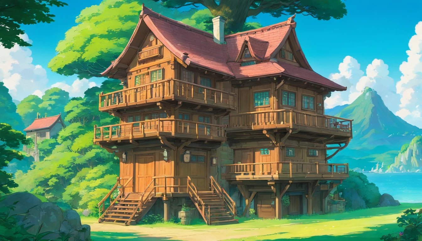 Wooden house