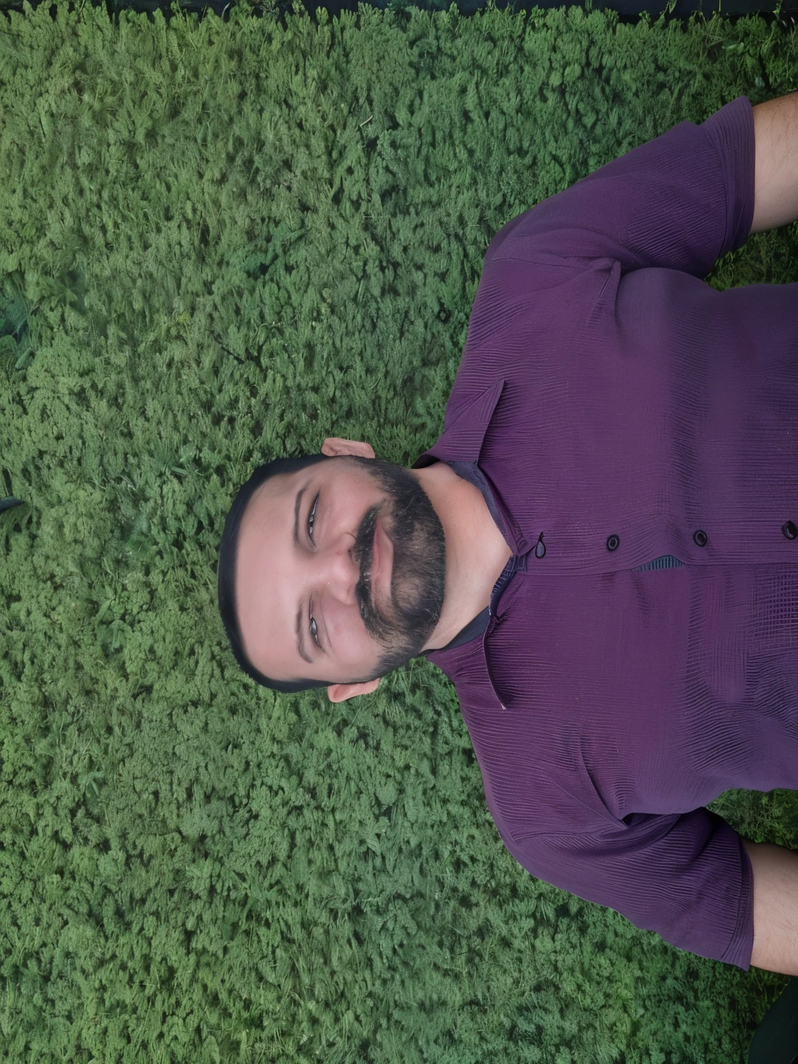 homem arafiado deitado na grama com uma camisa roxa, foto de perfil profissional, imagem de qualidade muito baixa, imagem profissional, foto de perfil headshot, Retrato no meio da foto, foto de baixa qualidade, david rios ferreira, imagem de alta qualidade, foto headshot, foto descoberta, andres rios, foto ao ar livre, Cristiano Orrillo, foto de retrato de um pano de fundo, foto comercial, foto completa