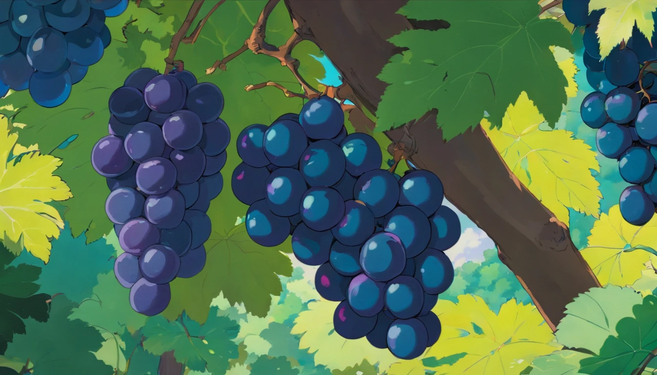 Black grapes