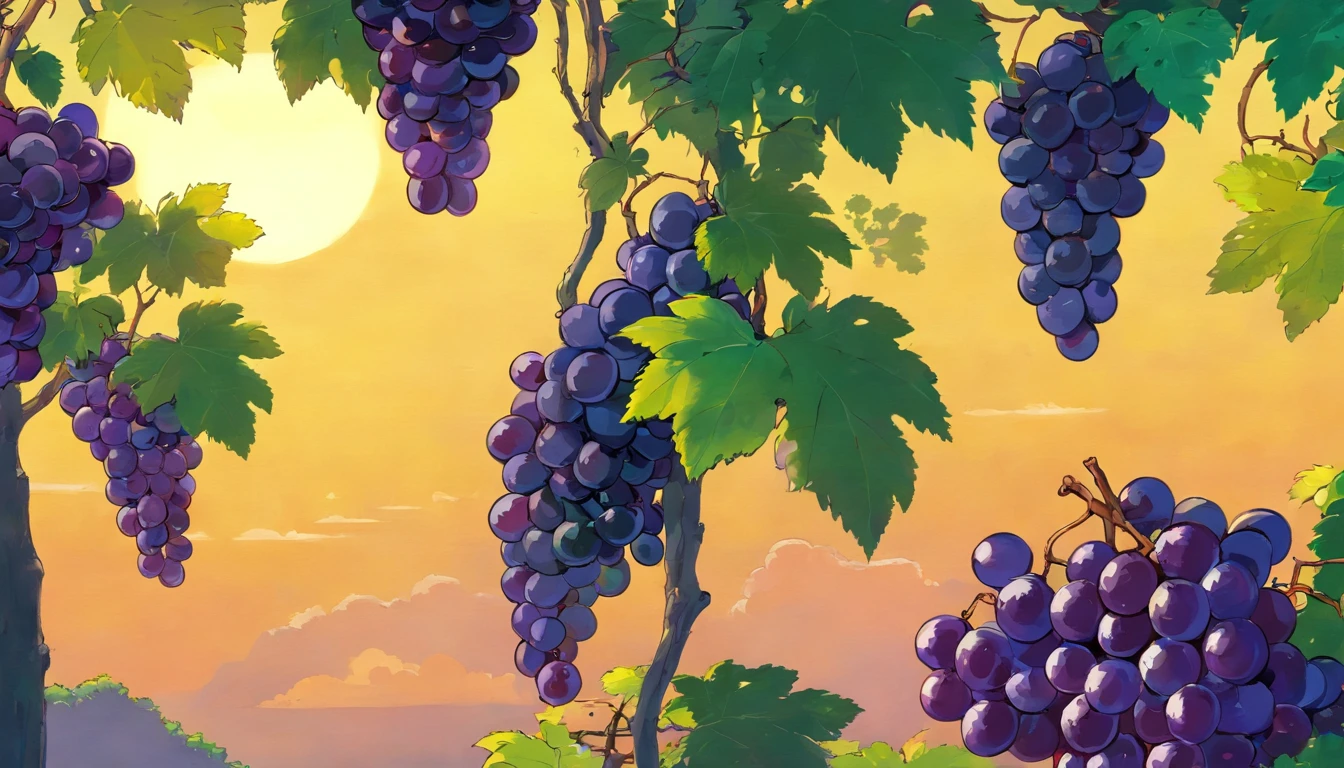 Red grapes