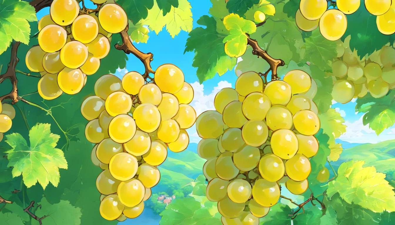 Yellow grapes