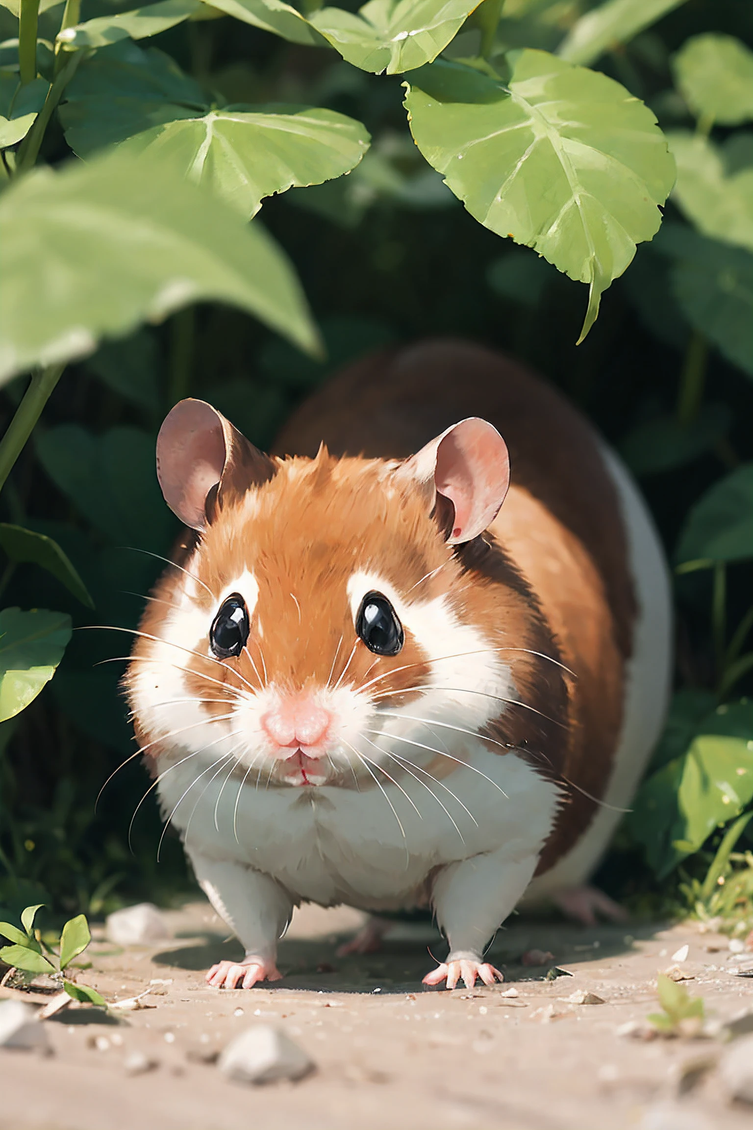 macro shot,1 hamster_adventurer on the go,huge thing, Amazing Cleavage