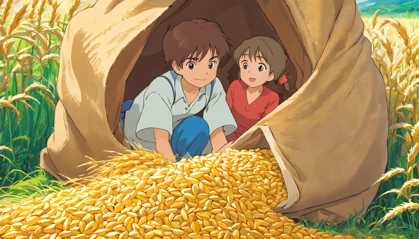 A sack of grain