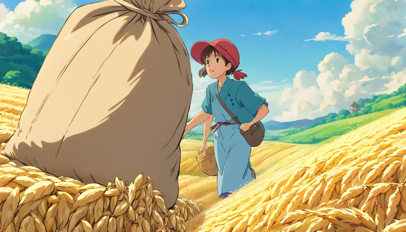 A sack of grain