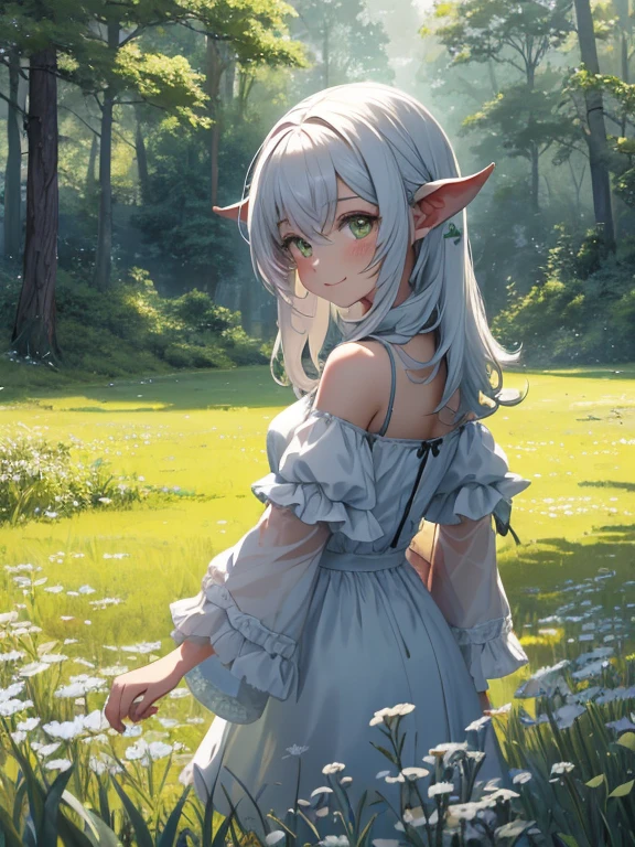 In a green meadow is a BREAK sheep hybrid girl With a happy expression, she guides them toward their destination.
BREAK
Behind her, a green forest stretches and beyond, montanhas se erguem ao longe.
BREAK
The most suitable effect for this scene would be a watercolor painting technique to capture the softness of the meadow and the fluidity of movement.