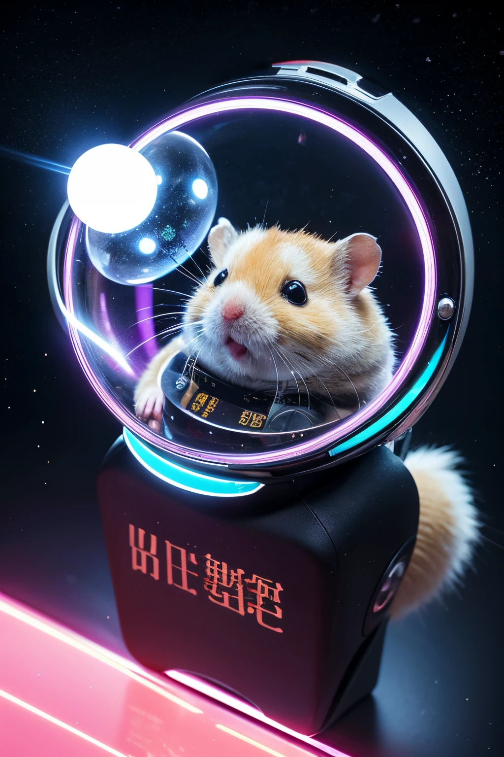 In the distant future,There is a cute hamster。Hamsters are short and strong,The fur is very smooth,Have a pair of smart and curious eyes。Hamsters live in an era of rapid development of smart data,We face unprecedented challenges every day。 One day,Hamster accidentally breaks into mysterious cave,tas'All kinds of high-tech equipment are available。Machine near hamster,Suddenly a light flashed,Hamster is transported to a world full of futuristic technology。 In this world,An encounter between ethereal artwork and ancient manuscripts。Mysterious algorithms and delicate calligraphy strokes bridge the past and future。A huge clock suspended in mid-air,gear exposed,Demonstrating the complexity of AI decision-making。Floating data ball flashing in the background,Hints at the ubiquity of big data and its relevance to personal privacy。 In this world,There is a group of people from different fields、Hamsters on different backgrounds。hamster's's facial features are intricately drawn,Highlights Hamster'Humanity in an automated world。The hamster also saw himself,hamster'There was a sparkle of determination in his eyes,My nose smelled something new,Beards dance to the rhythm of the future。 The world is filled with displays of artistic talent,Artist creates stunning artwork of unparalleled quality。These artworks feature stunning authentic details and vibrant colors。They use ultra high definition resolution,Capture every detail with unprecedented clarity。They also use HDR technology,Illuminate the scene with a dynamic range of brightness,Emphasize the interplay between light and shadow。 Out-of-this-world artwork seamlessly blends graphic elements with futuristic dystopia。Artist injects science fiction color,depicts a bustling city,Filled with giant holographic billboards and robots,Can navigate appropriately in augmented reality。The whole scene is enveloped in an unforgettably beautiful atmosphere,full of awe and fear。 The color palette of this world is surreal and vibrant。artist blends cool blues and radiant purples with iridescent textures of neon green。Subtle gold accents brighten the scene,Symbolizing the indomitable spirit of innovation。 In this world,Lights illuminate every corner。Soft, A charming light illuminates every subject,Show your suffering on your face。 in this uncertain future,Hamster decides to embark on an artistic journey。Hamsters delve deeper into this mysterious world,Go find amazing art and smart tech devices。The hamster hopes to survive this journey,Summary of the Hamster Mystery'Technology journey,Evoke feelings of contemplation and wonder。 Hamsters have smooth and tough hair,A pair of smart eyes sparkling with curiosity and determination。His claws are strong and strong,Can easily manipulate surrounding objects。His tail is short and flexible,Help him maintain balance in small spaces。 In this world full of future technology,Hamsters show amazing adaptability。He jumps flexibly between various high-tech equipment,Use your own wisdom to operate them skillfully。His nose keenly smells the fluctuations in the data stream,Ears capture conversational sounds from artificial intelligence。 In this world,Ogura also discovered his special ability。His eyes can capture the truth hidden behind the data,Ears can hear the melody of the future。His nose can sense impending danger,The tail can guide him to find a way out of the chaos。 Interact with various future technologies,The hamster gradually understood the rules of this world。He learned how to use his abilities to communicate with artificial intelligence,How to interpret the meaning behind the data。He also discovered his value in the field of automation,and one’s own responsibility and mission to the world。 on this artistic journey,Hamsters not only understand future technological developments,I also got to know my inner world。He knows his courage、Wisdom and responsibility,These are his greatest assets when facing future challenges.。