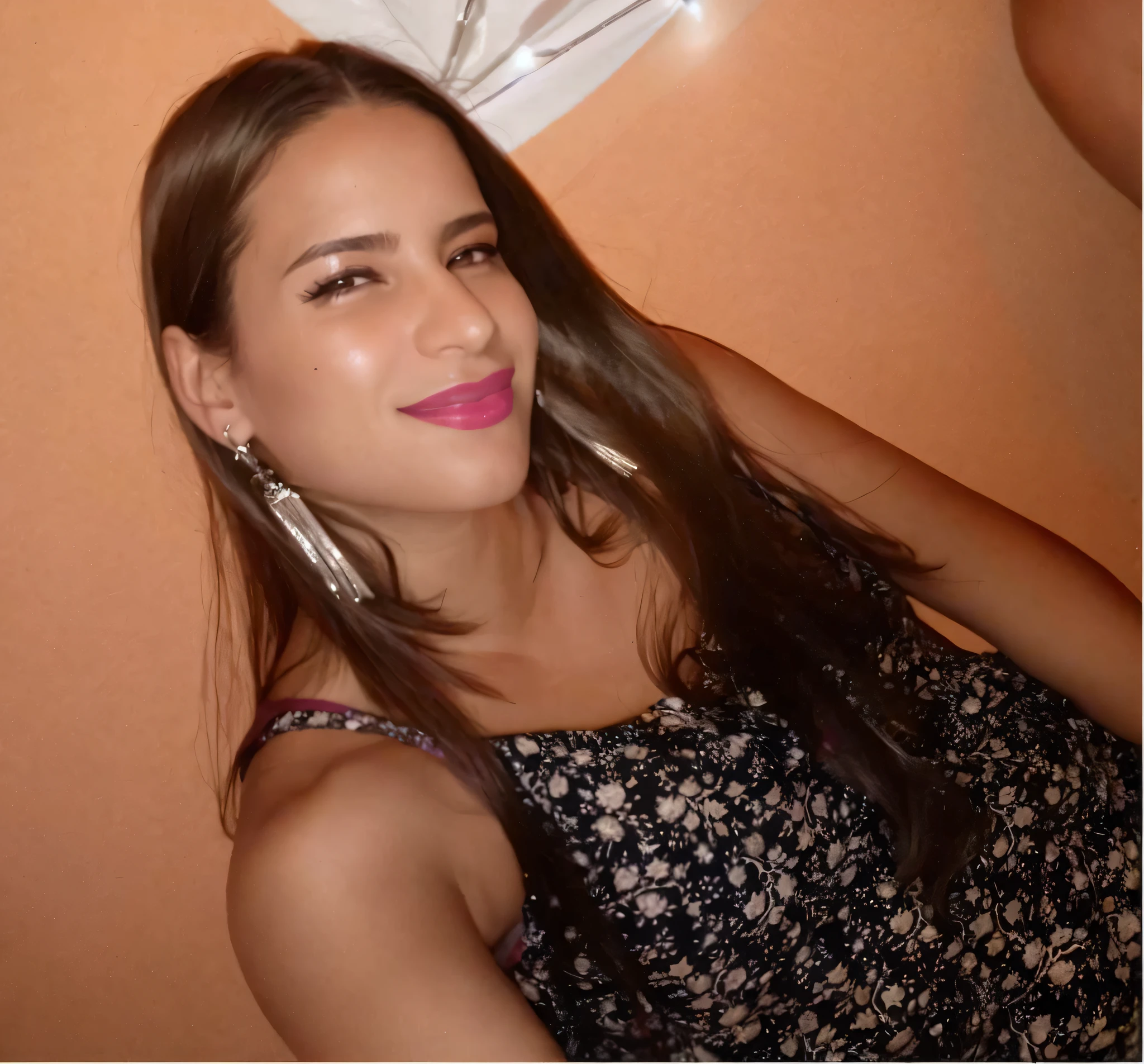 There is a sexy woman with pink lipstick and a black dress, Mulher de 30 anos de Cuba, imagem de perfil, Directed by: Nandor Soldier, Malika Favre, Mulher de 30 anos, 30 anos de idade mulher, Parece Fabiula Nascimento, fernanda suarez, Adriana DXIM, Alanis Guillen